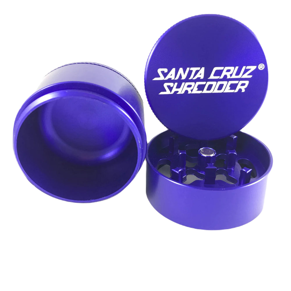 Santa Cruz Shredder Aluminum Herb Grinder | Small | 3-Part | Purple