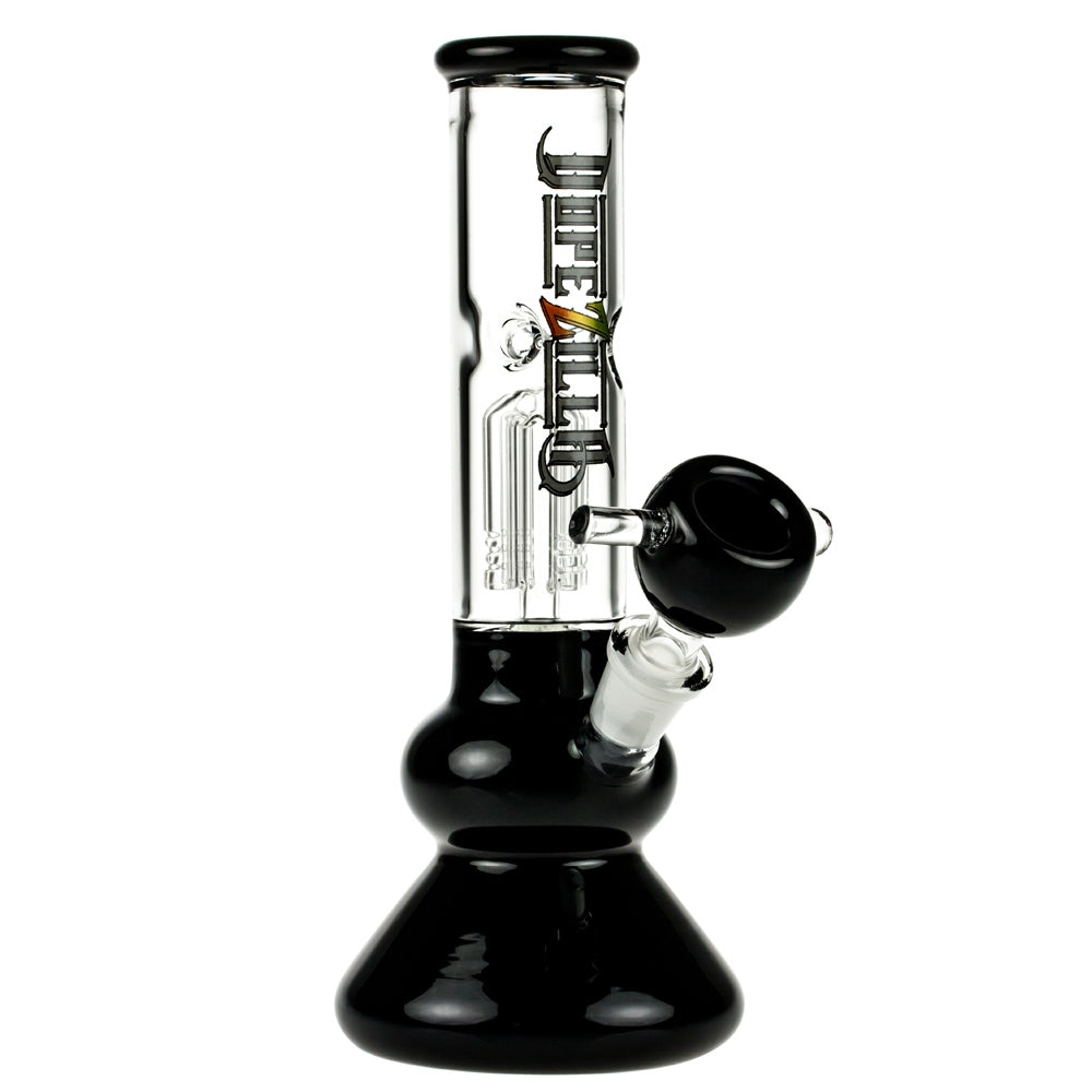 Dopezilla Tokyo Dope Glass Beaker Ice Bong with Tree Perc