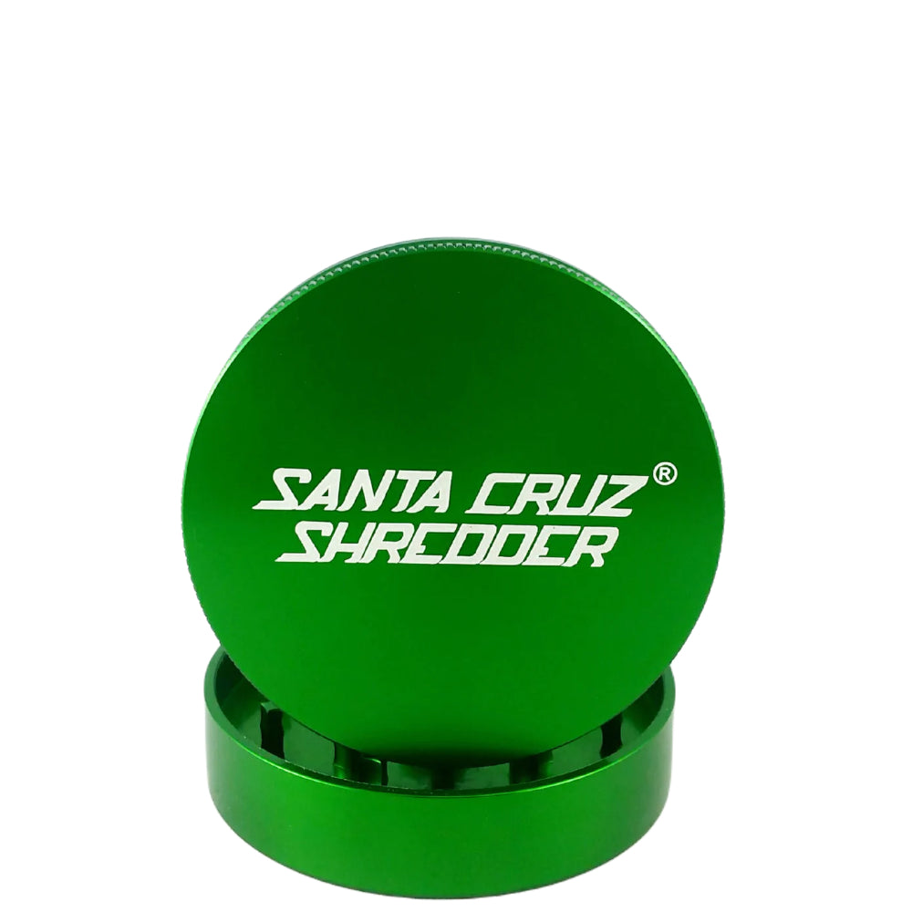 Santa Cruz Shredder Aluminum Herb Grinder | Large | 2-Part | Green