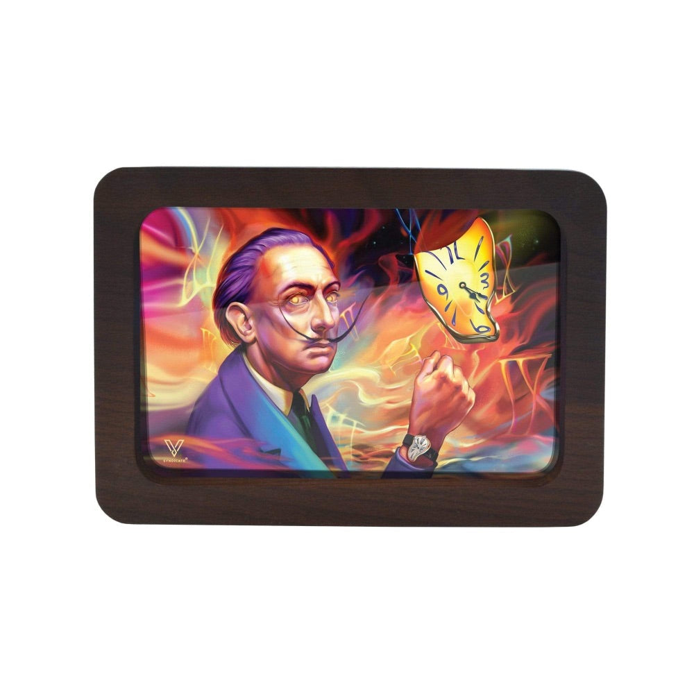 V Syndicate 3D High Def Wood Rolling Tray