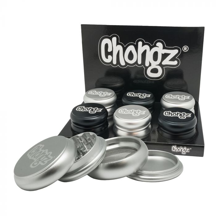 Chongz Warped Wheel 4-Part Grinder | 62mm main product photo
