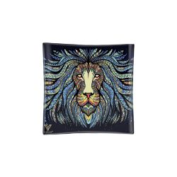 V Syndicate Blazin Glass Ashtray | Tribal Lion