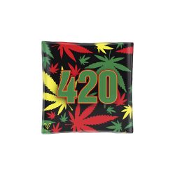 V Syndicate Blazin Glass Ashtray | 420 Rasta