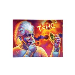 V Syndicate Small Glass Rolling Tray | T=HC2 Einstein Solar Diesel