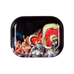 V Syndicate 18x14 Metal Rolling Tray | Royal Highness Court