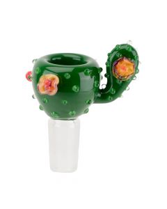 Empire Glassworks Prickly Cactus Glass Bowl | 14.5mm | side view 1