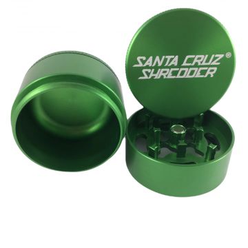 Santa Cruz Shredder Aluminum Herb Grinder | Small | 3-Part | Green