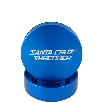 Santa Cruz Shredder Aluminum Herb Grinder | Large | 2-Part | Blue