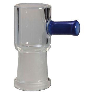 Blaze Glass 14.5mm Cylindrical Oil Dome with Blue colored handle