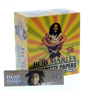 Bob Marley - King Size Hemp Rolling Papers - Box of 50 Packs 