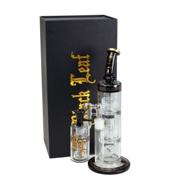 Portable Unbreakable Split Glass Water Pipe With Colorful