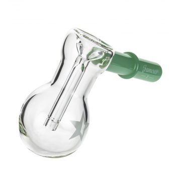 Famous X Hammer Herb Bubbler | Milky Teal 