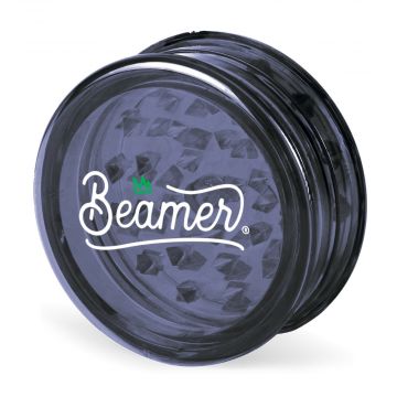 Beamer 63mm Crown Logo Design Virgin Acrylic Grinder | Black