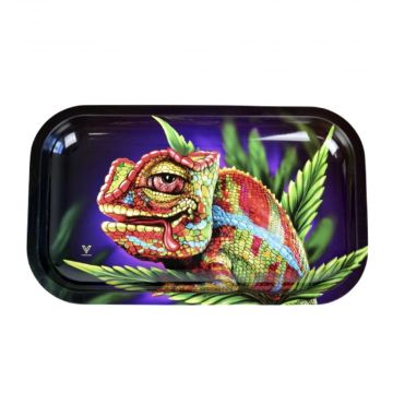 V Syndicate 27x16 Metal Rolling Tray | Cloud 9 Chameleon