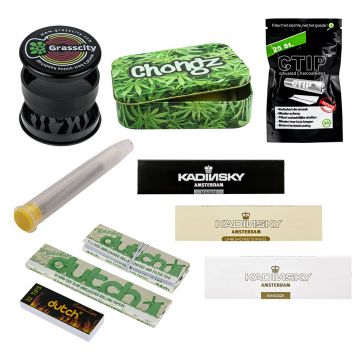 Grasscity Crazy Combo Deal | Amsterdam Blunt Starter Kit | Green Leaf