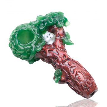 Empire Glassworks Squirrel's Nest Spoon Pipe | 4.5 Inch | front view