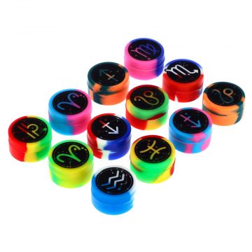 Famous X Silicone Zodiac Cylinder Container | Random Color