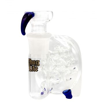 Thug Life Precooler with Swiss Cheese Perc | 18.8mm | Blue