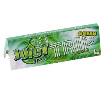 Juicy Jay's Trip Green - Menthol 1 1/4 Rolling Papers - Single Pack 