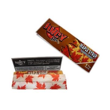 Juicy Jay's Maple Syrup Regular Size Rolling Papers - Single Pack 