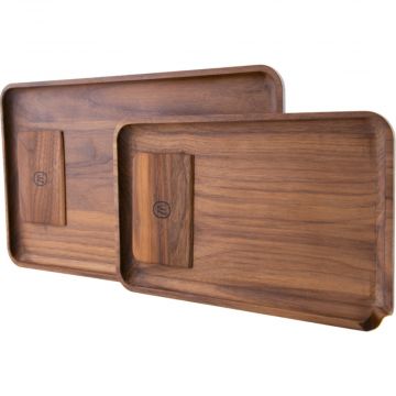 Marley Natural Black Walnut Tray with Scraper | both sizes