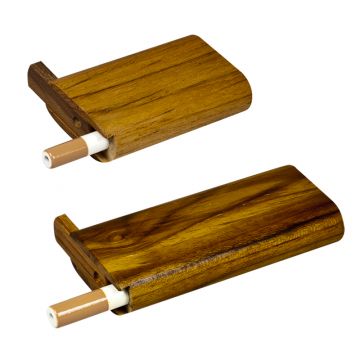 Teak Wood Dugout - Slider Lid - Small or Large