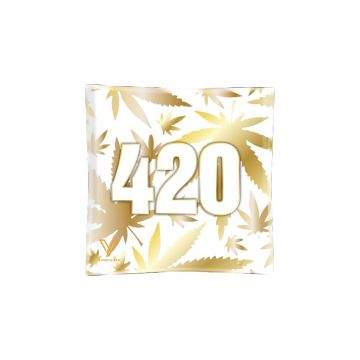 V Syndicate Blazin Glass Ashtray | 420 Gold