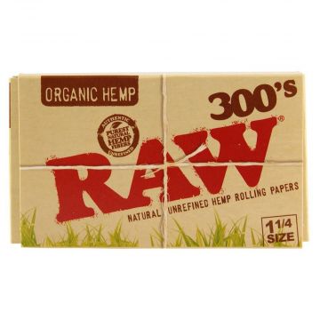 RAW Organic 300's Creaseless Rolling Papers 