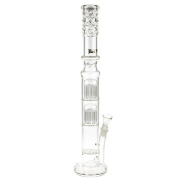 Icebong with HoneyComb & 2x 10-Arm Tree Percolator with built-in downstem - Side View 1