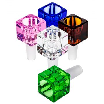 Square Glass Bowl - Available in Several Colors