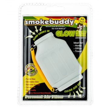 Smokebuddy Jr. Personal Air Filter | Glow in the Dark | White