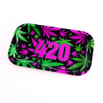 V Syndicate 27x16 Metal Rolling Tray | 420 Vibrant