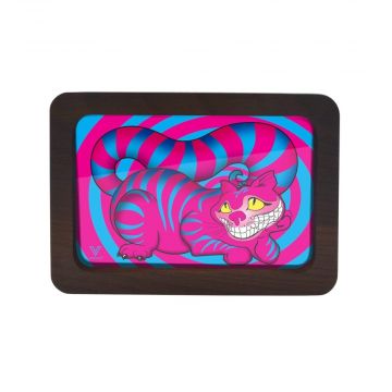 V Syndicate 3D High Def Wood Rolling Tray | Small | Seshigher Cat