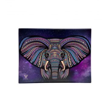 V Syndicate Small Glass Rolling Tray | Elephant