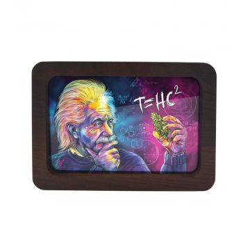 V Syndicate 3D High Def Wood Rolling Tray | Small | T=HC2 Einstein