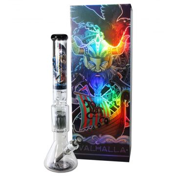 Black Leaf VALHALLA Boxed Beaker Bong with Tree Percolator | with box